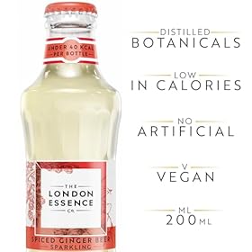 London Essence, Ginger Beer, Premium Cocktail Mixer, 200ml, Pack of 24 bottles, No Artificial Colours Preservatives or flavours, Low Calorie London Essence, Ginger Beer, Premium Cocktail Mixer, 200ml, Pack of 24 bottles, No Artificial Colours Preservatives or flavours, Low Calorie – THE LONDON ESSENCE CO.