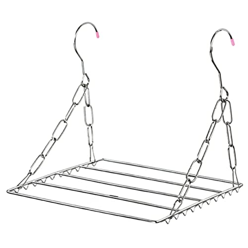 HOOTNEE Stainless Steel Balcony Shoe Rack Clothes Drying Hanger Space Saving Design for Efficient Laundry Drying Multi Purpose Outdoor Use and Sturdy Structure Easy to Store