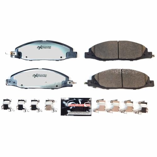 Image of PowerStop Z26 Performance Carbon Fiber Ceramic Brake Pads Front Z26-2514 | Ford Mustang 2024-25 Carbon Fiber Ceramic Brake Pads + Installation Hardware