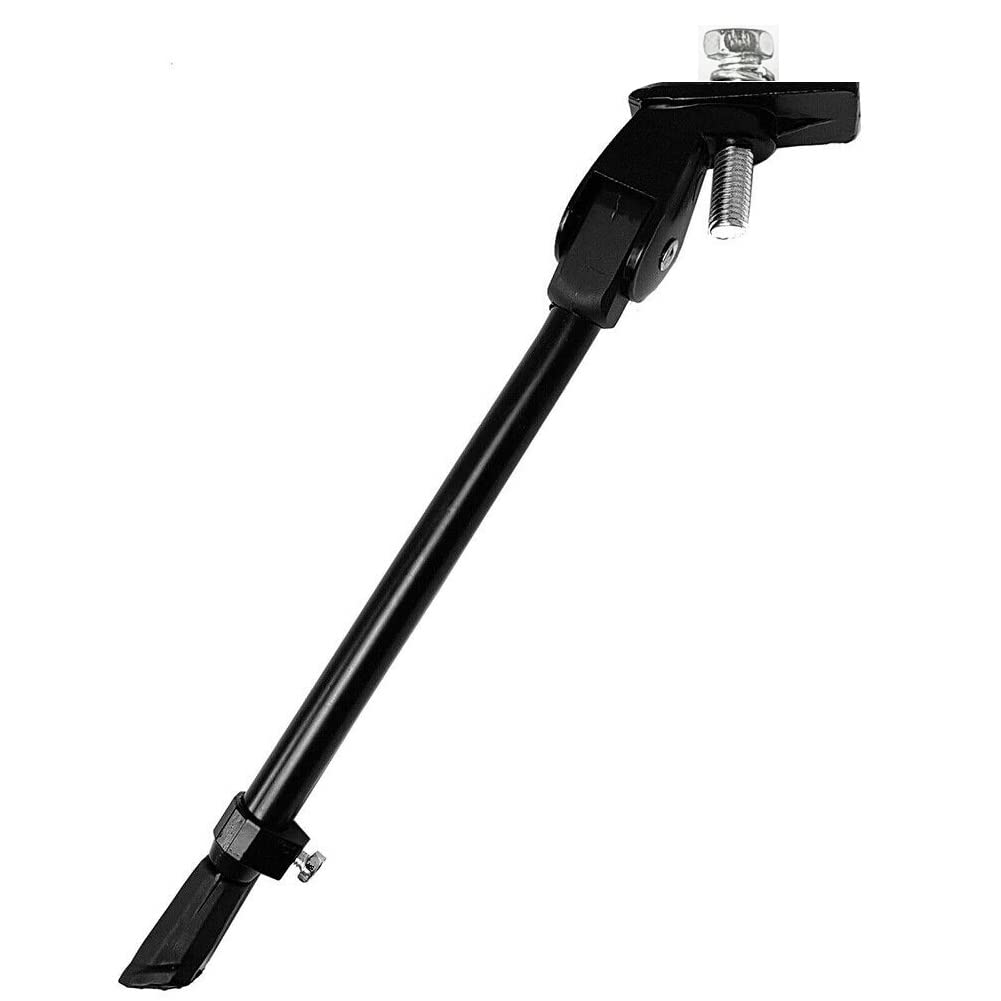 Cavalletto Regolabile in Altezza Bici Supporto Centrale in Alluminio per Bicicletta da 20” a 28'' con Piedino di Gomma Antiscivolo