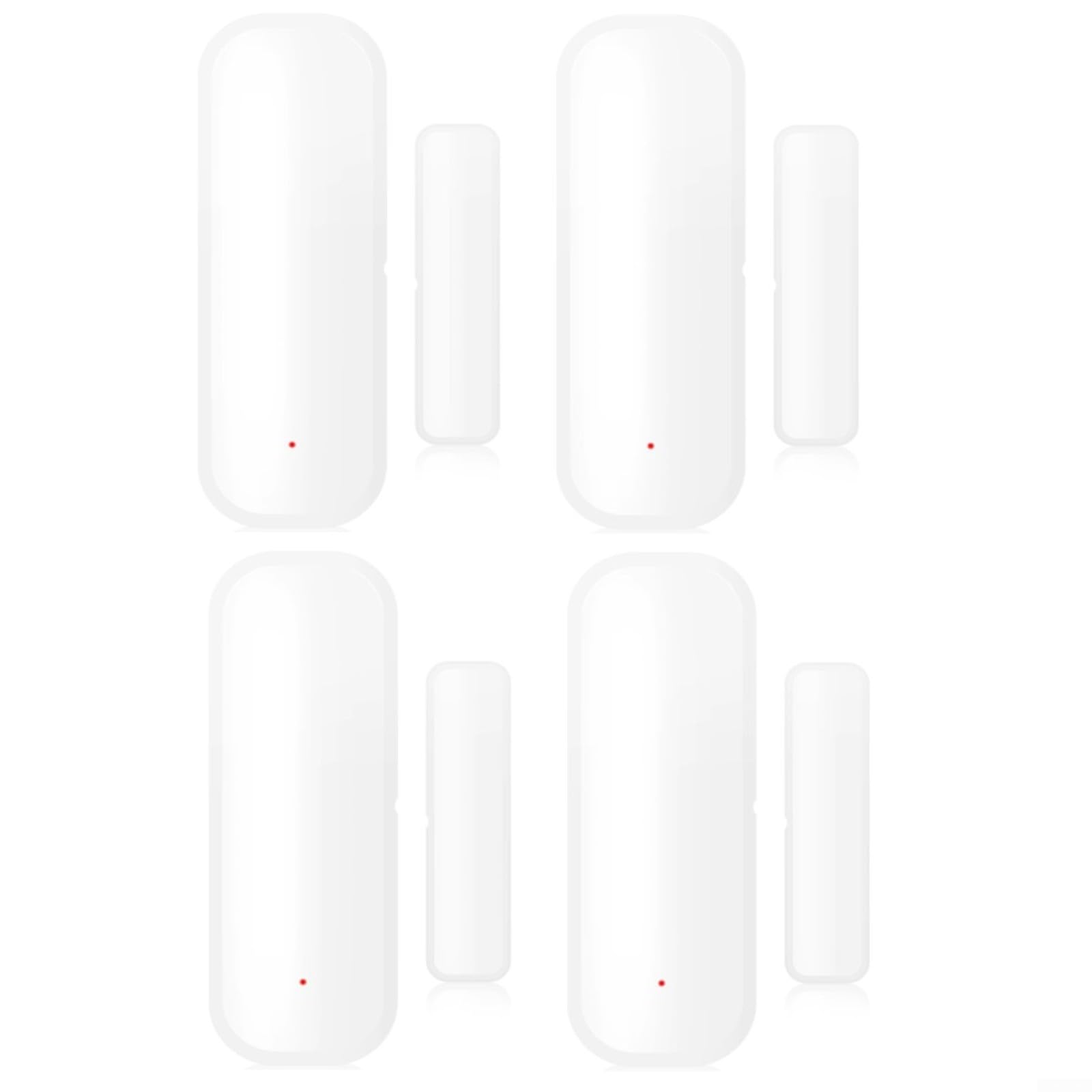 für Tuya WiFi/For Zigbee Door Sensor For Window Sensor Smart Home Door Detector(4pcs-Zigbee)