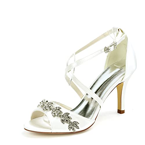 Chaussures de mariage femme petit talon escarpins ivoire pointure 39 EU