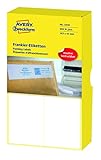 AVERY Zweckform 3440 Frankier-Etiketten (Papier matt, 500 Etiketten, 163 x 43 mm) 1 Pack weiß