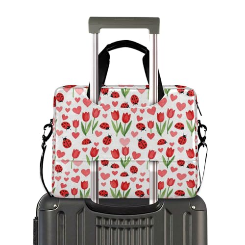 Bolso portátil para laptop de 15.6 pulgadas con correa y asa miniatura 4