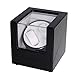 Produktbild Big seller Uhrenbeweger Auto-Uhr-Wickler-Doppeluhr-Wickler-hölzerne Speicher-Anzeigen-Uhr-Wicklungs-Kasten-automatische Rotations-Wickler (mehr Art) (Color : Black+Flannel, Size : 4+6)