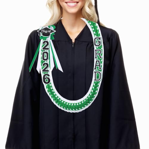 Cinta de graduación para fotos de graduados universitarios en la fiesta de bachiller 2026