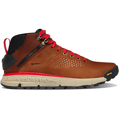 Image of Danner Trail 2650 Gore-Tex Mid 4 inch Waterproof Hiking Shoes for Men - Suede and Textile Upper with Comfort Footbed, EXO Heel System & Traction Outsole | Suede and Textile Upper with Comfort Footbed, EXO Heel System & Traction Outsole, Removable Ortholite Footbed