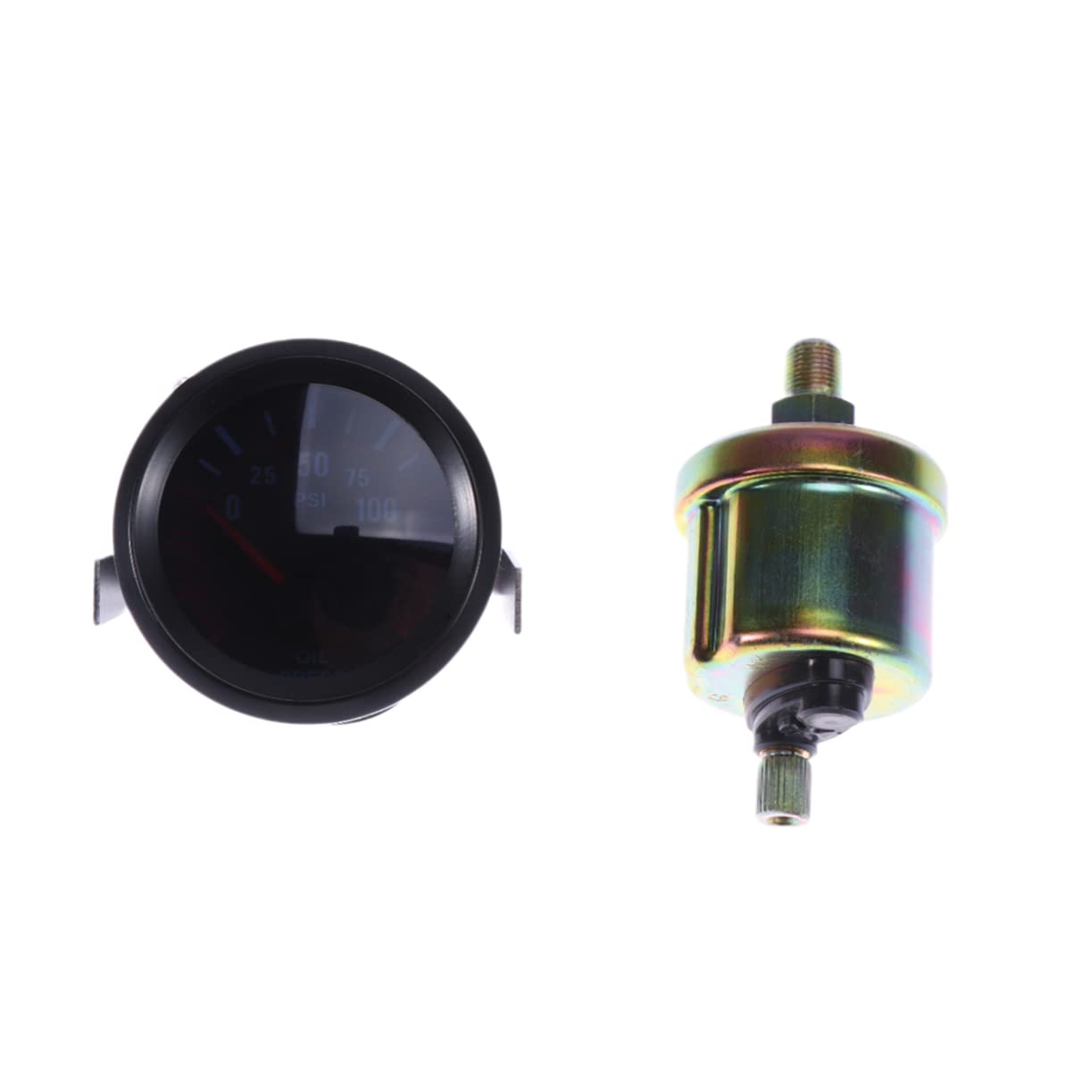 Universelle 12v 52mm Öldruckanzeige für Autos, Kunststoff