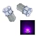 PA 2x13SMD LED BA15S 1156 1141 Auto Stop Light/ Back Light / Side Marker Light / Tail Light / Turn Signal Light Bulbs Purple-12V