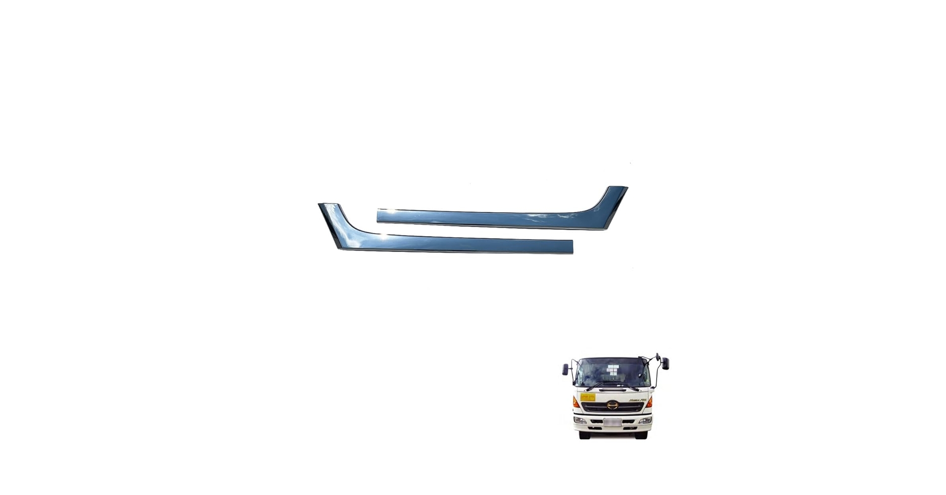 Amazon | 日野 ひのう レンジャープロ メッキ グリル アンダーパネル