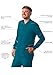 Adar Uniforms Addition Scrubs for Men - Zippered Bomber Jacket - A6206 - Caribbean Blue - 2X