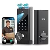 Devo G1 Video Smart Lock with Camera & Doorbell,App Remote Door Lock 6-in-1 Keyless Entry,Fingerprint ID,Auto Locks,Built-in Wi-Fi Smart Deadbolt for Front Door,Easy Install,Waterproof,BHMA Grade 3