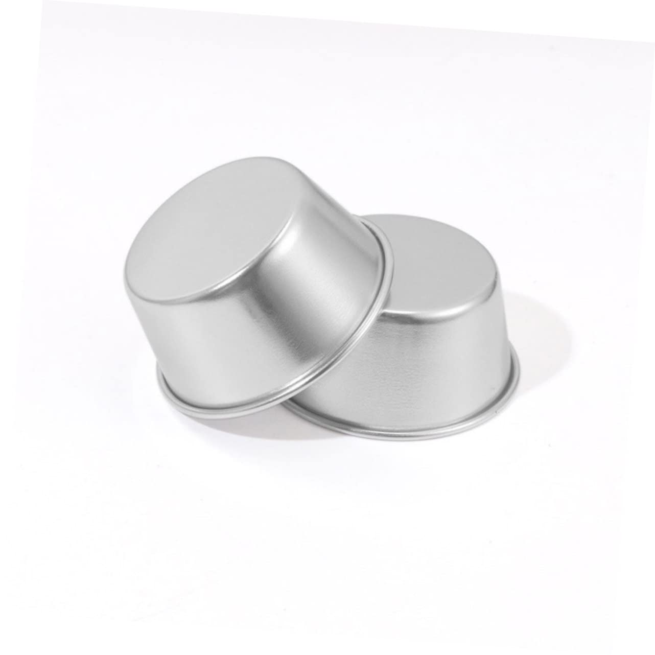 MAGICLULU 18 Piezas Molde De Pastel De Acero Carbono Latas De Tarta Pequeñas Artilugio Para Hornear Mini Tartaleta Molde Para Tarta De Queso Molde Para Hornear Silver Acero Carbono