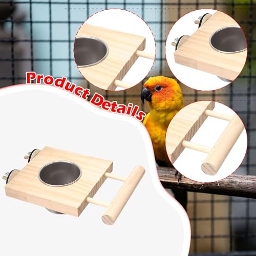 Generic Bird Feeding Dish Cup Bow, Tigela única