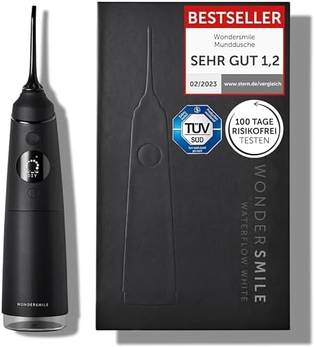 Wondersmile Munddusche PRO - Testsieger 2024 - TÜV SÜD-geprüft - ...