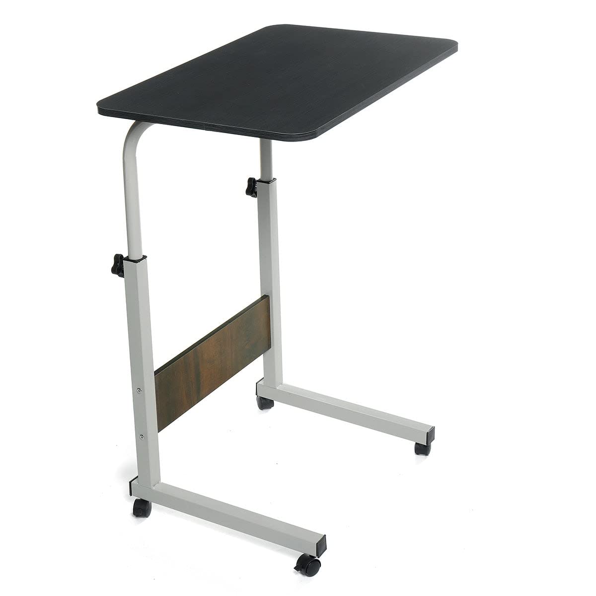 Office Table Laptop Table Stand Adjustable Folding Ergonomic Design Stand Bedroom Dormitory Computer Desk 4 Wheels Standing Desk