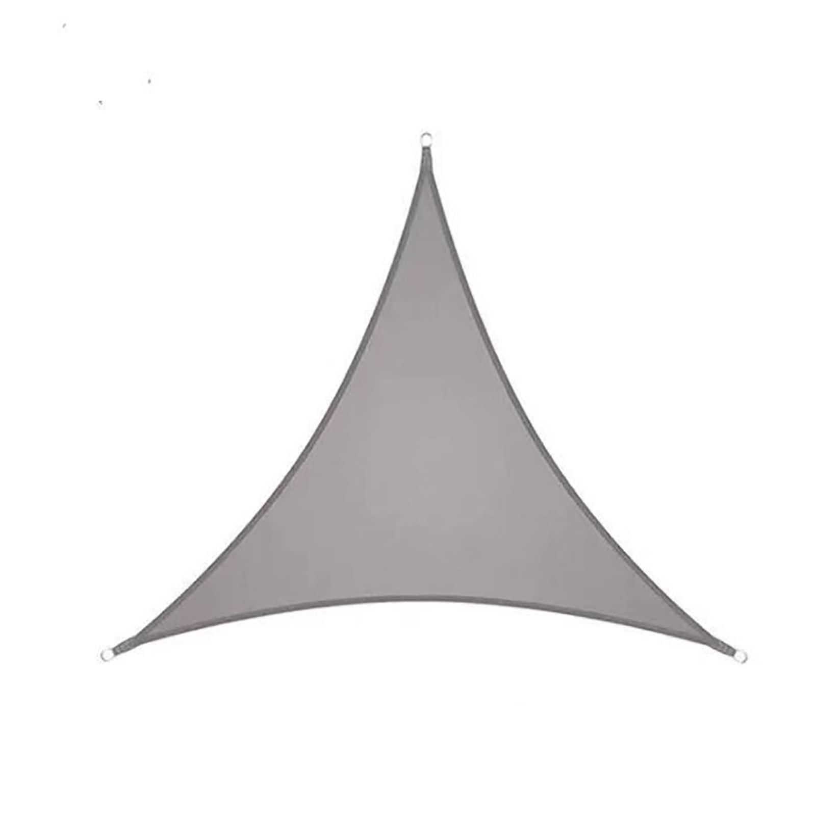 16.40 * 16.40 * 16.40 Ft Triangle Shade Sail, Sun Shade Sail Canopy, Waterproof UV-proof, Can Be Shaded, Rainproof, Dustproof, for Patio Backyard Lawn Yard