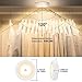 Mlambert Upgraded Motion Sensor LED Night Light Battery-Powered, Non-Fall Cordless Wall Light 3000K, Stick-on Magnet Closet Lights, Safe Light for Stairs, Hallway, Bathroom, Kitchen, Cabinet, 10 Pack