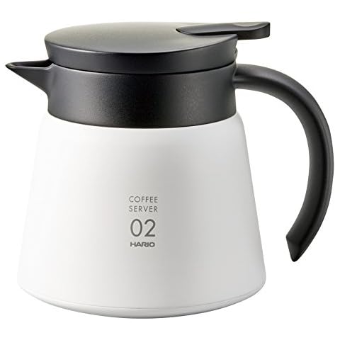 HARIO CD-V60-02-white-600 ml jarra térmica aislada Server V60-02-blanco-600 ml Cover