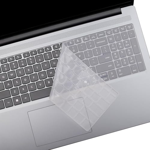 Image of RAYA Silicone Keyboard Cover for 2025-2026 Lenovo Ideapad Slim3 /3i /3x & Slim5 /5i Gen10 15.3inch / 15.6inch / 16inch Laptops [83N3002QIN / 83K100C6IN / 83K100CJIN / 83KA0048IN] (Transparent)