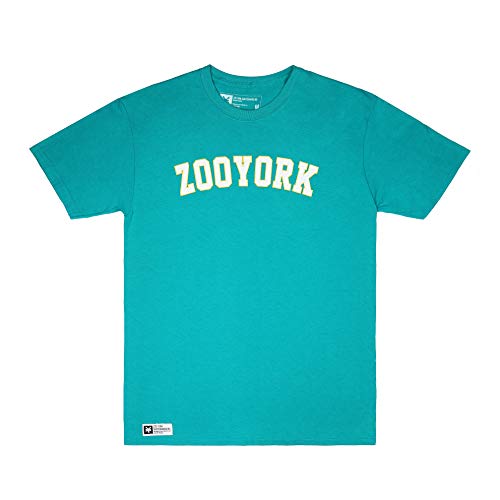 Zoo York Core Arch T-Shirt Camiseta, Verde (Jade Dome JAD), Large para Hombre