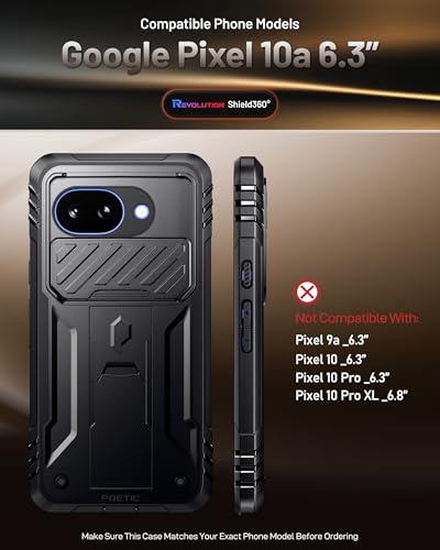 Coque Pixel 10A antichoc test militaire à béquille et protège-objectif