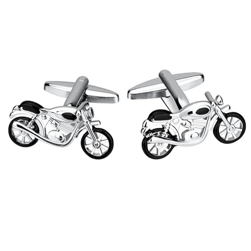 Motorcycle Cufflinks For Mens Shirt Cuff Buttons Enamel Cufflink Jewelry Wedding Party Cufflink Men (Color : A, Size : One Size) #TOP3