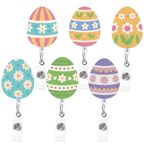 46% Off 6-Piece Easter Egg Badge Reels for Healthcare