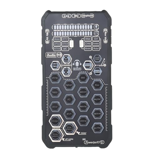 LUCKDANO DJ Mezclador, Goxlr de Tablero de Sonido con Mezclador DJ para de