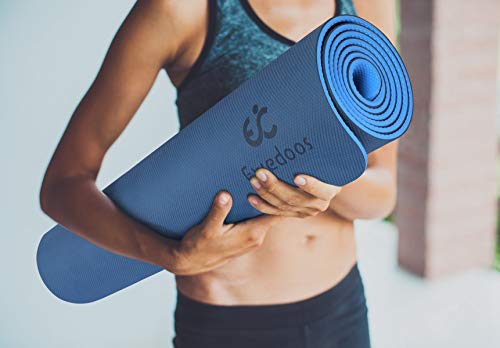 image for Ewedoos Yoga Mat Non Slip TPE Yoga Mats Exercise Mat Eco Friendly Work