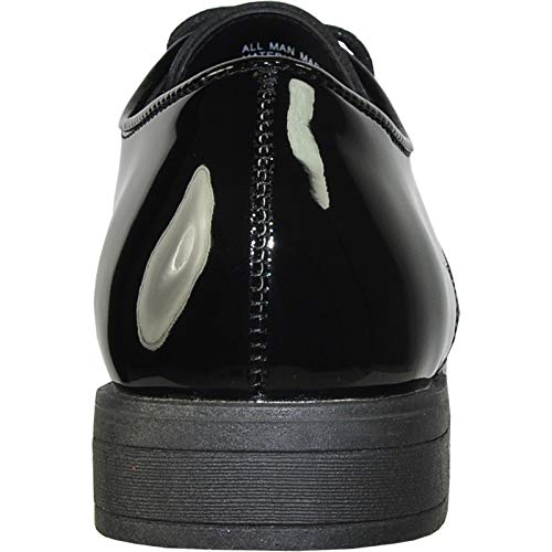 Vangelo Boy Dress Shoe Tux-1 Oxford Tuxedo Shoe For Prom, Uniform, Prom And Formal Events Black Patent Size Little Kid 13K #TOP7