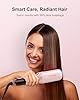 ANNLARY Hair Straightener, 1.75 Inch Flat Iron with Infrared and Ionic Technology, Titanium Plate with Ceramic Coating Dual Voltage Straightener with Heat-Resistant Silicone for All Hair Types #4