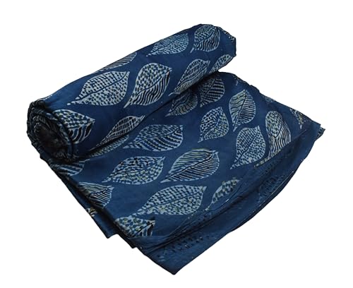 Image of Ethnics of Kutch Women's Ajrakh Modal Silk Natural Dye Hand Block Print Unstitched Kurta Fabric (For Lenght - Refer Bullet Point Below)