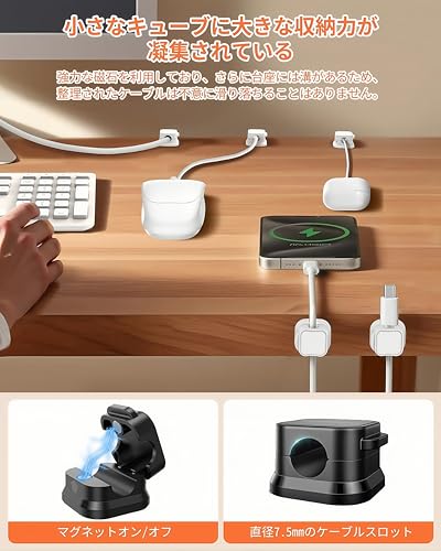 Giratist ケーブルホルダー 6個セット の商品画像 2