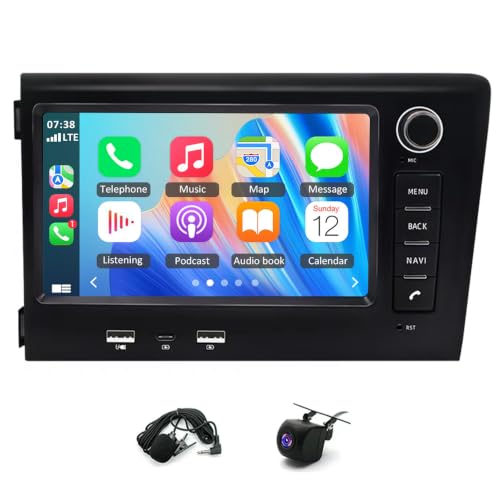 Autoradio GPS Android 14 Volvo S60 V70 XC70 double Din avec écran 7 pouces Bluetooth