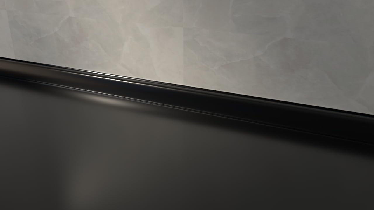 Alzatina Per Cucina In Porfido - Lunghezza 2 Metri, Completa Di Accessori, Made In Italy