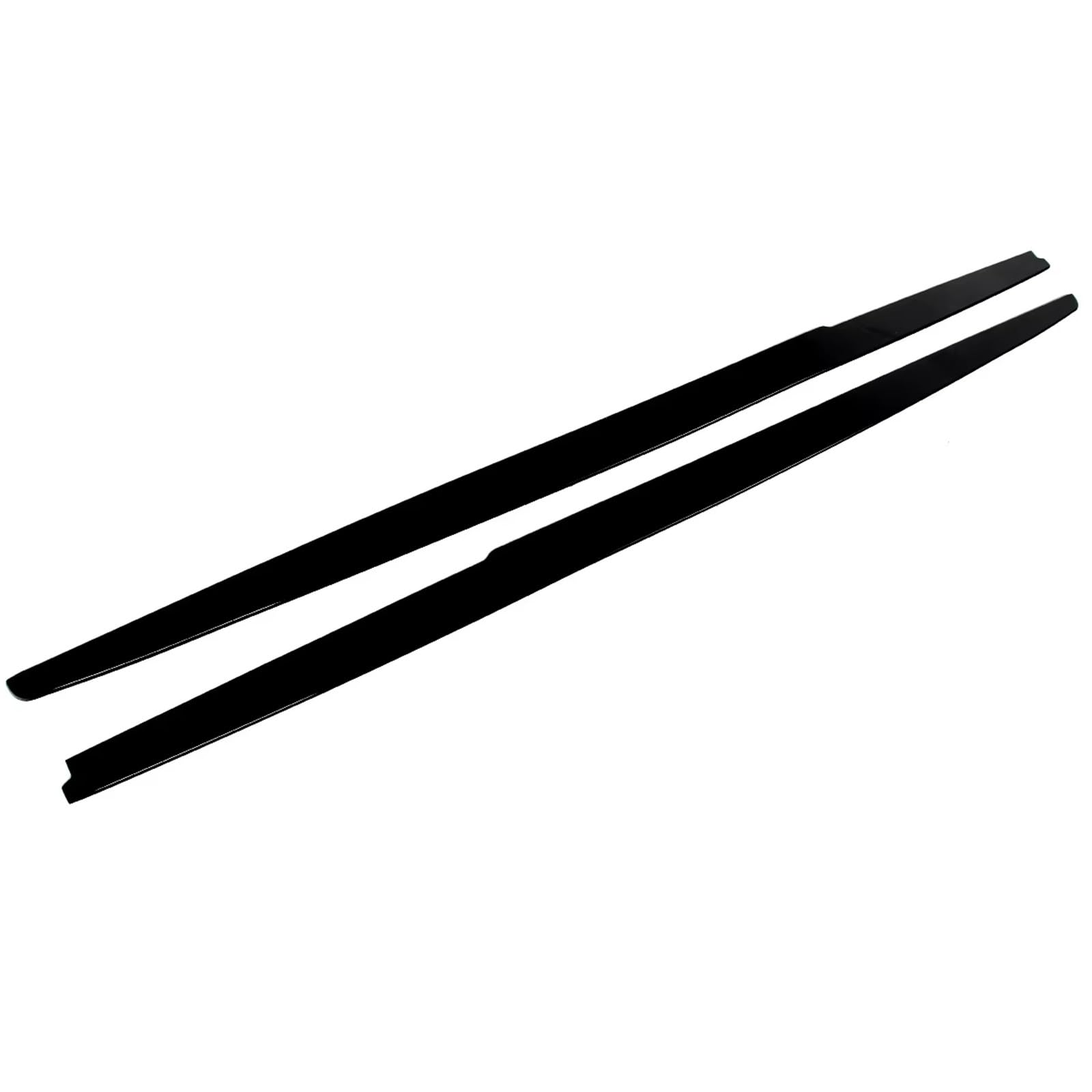 Paneles de extensión premium acabado negro espejo para Serie 5 E60 7
