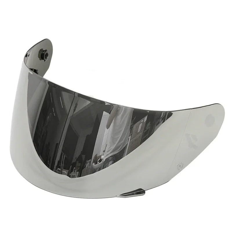 Visière de casque moto LS2 FF369 argent contre l'éblouissement en balade