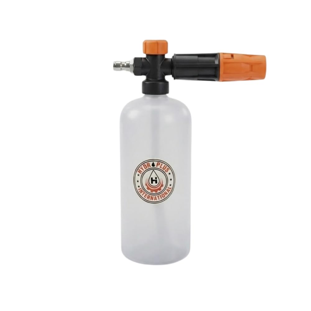 HYDROPLUS Foam Cannon Bottle for High Pressure Washer | Adjustable Snow Foam Lance | 1 Liter Foam Bottle | Car & Bike Wash Foam Sprayer | Quick Connect Foam Cannon Bottle-image-14
