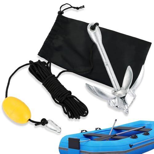 Ancre pliable pour kayak de pêche DASBET pour immobiliser votre paddle lors des sorties en mer