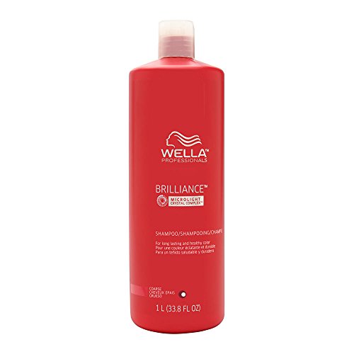 Wella Brilliance Shampoo for Long Lasting and Healthy Color, 33.8 Ounce