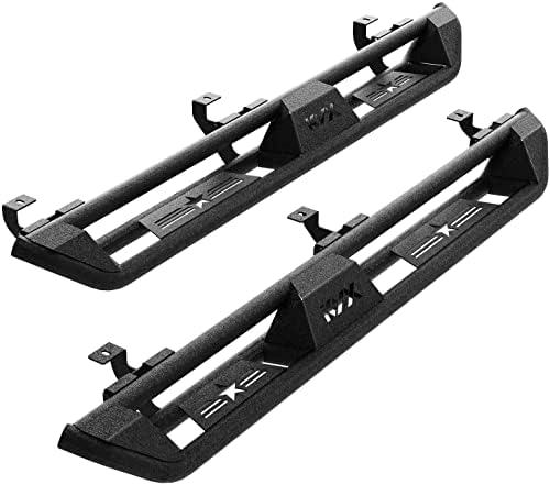 KYX Running Boards for 2005-2023 Toyota Tacoma Double Cab, 3 Tube Side Steps Two Stairs Design Car Door Step Rails Nerf Bar Truck Boards