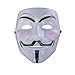 Produktbild Vektenxi V Gesicht Kostüm Halloween Maske Tanzmaske Kerl/Gabeln Anonyme Maske Vendetta Terror Maske für Kostümzubehör