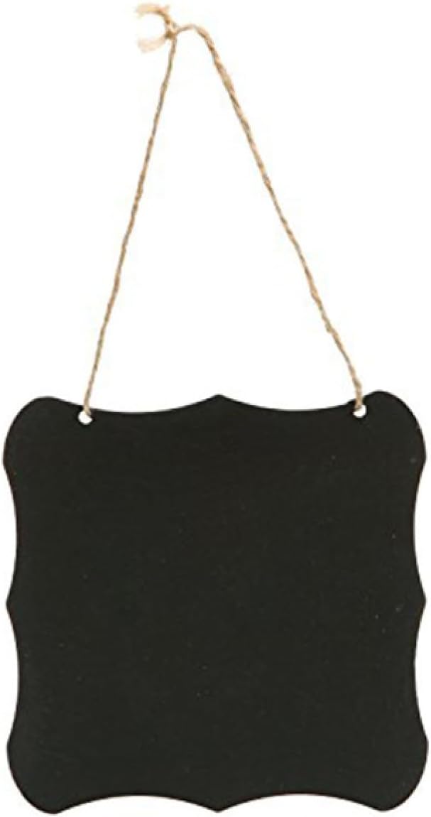 Wooden Hanging Mini Chalkboards Vintage Style Black Erasable Board