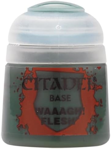 Games Workshop - Citadel Colour Base: Waaagh! Flesh (12ml) Paint image 3