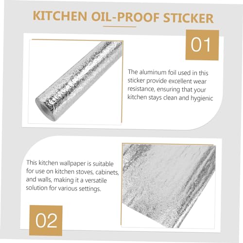 Protector de pared de estufa de cocina lavable contra salpicaduras de aceite 5