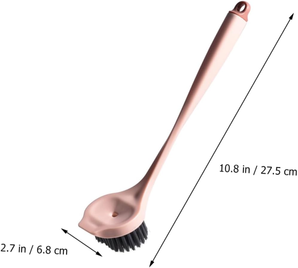 6Pcs Cleaning Brush Dish Brush Handle Dish Scrubber Kitchen Sink Brush Kitchen Scouring Brush Dish Cleaner (Colores Variados 27.5X6.8X5.7CM)