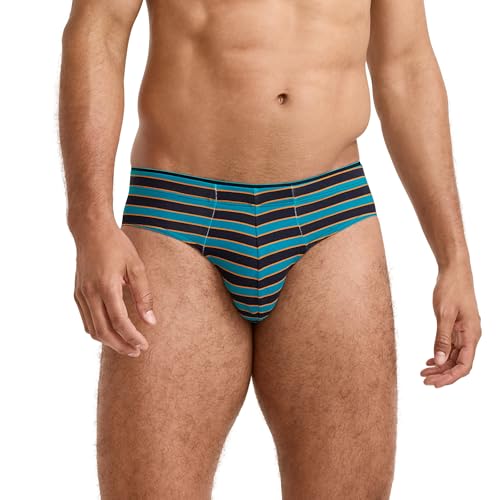Jockey Men's Underwear True Style Bikini - 3 Pack, Blooming Floral/Ocean Surf/Mystery Stripe, M2