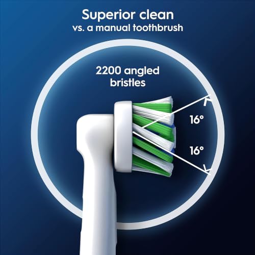 Oral-B Pro CrossAction Original Replacement Heads, White, Pack of 10