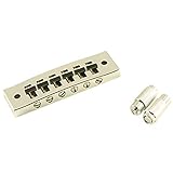 Kluson ハーモニカブリッジスチール 真鍮サドル付き クローム